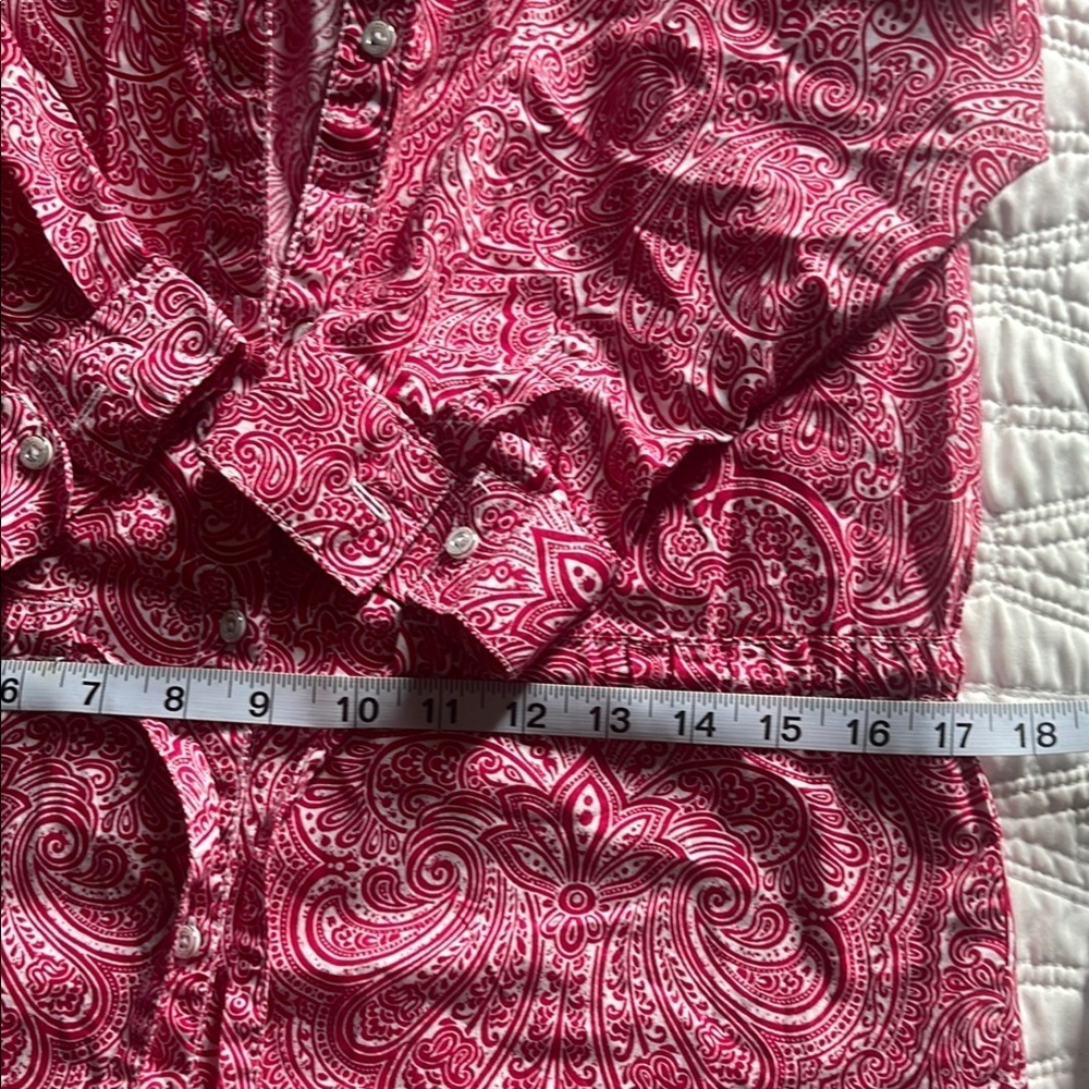 Tommy Hilfiger Pink Smocked Polo Collar Dress 3/4 sleeve - Picture 11 of 12